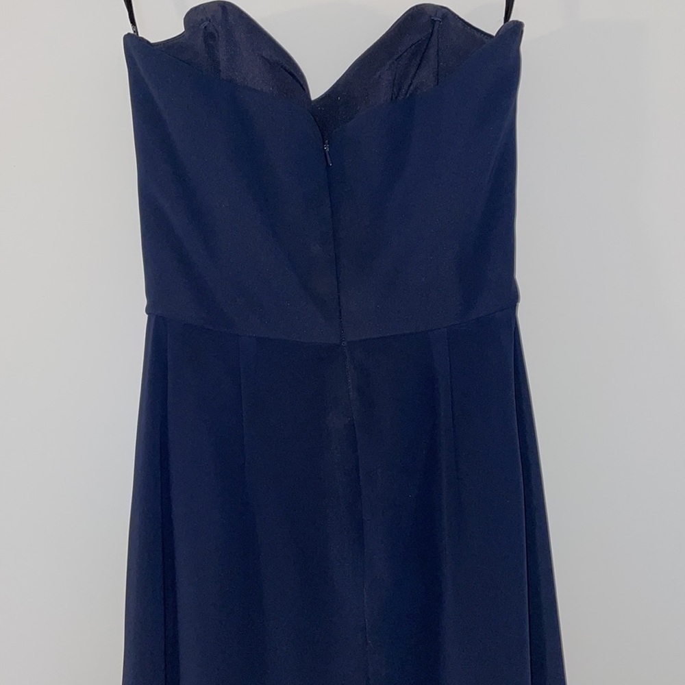 Navy Bridesmaid/Prom Dress - Picture 4 of 6
